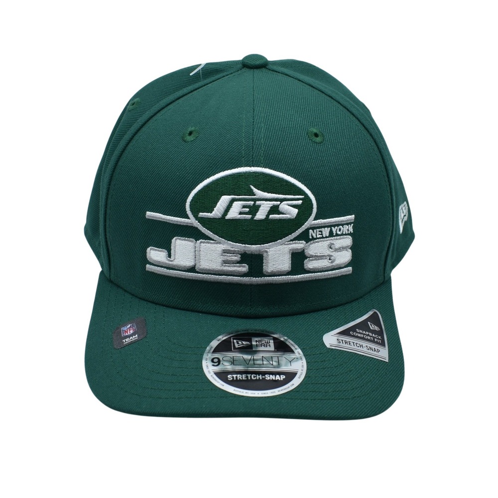 New Era 9SEVENTY New York Jets NFL Adjustable Stretch Snapback Hat Cap Green NWT